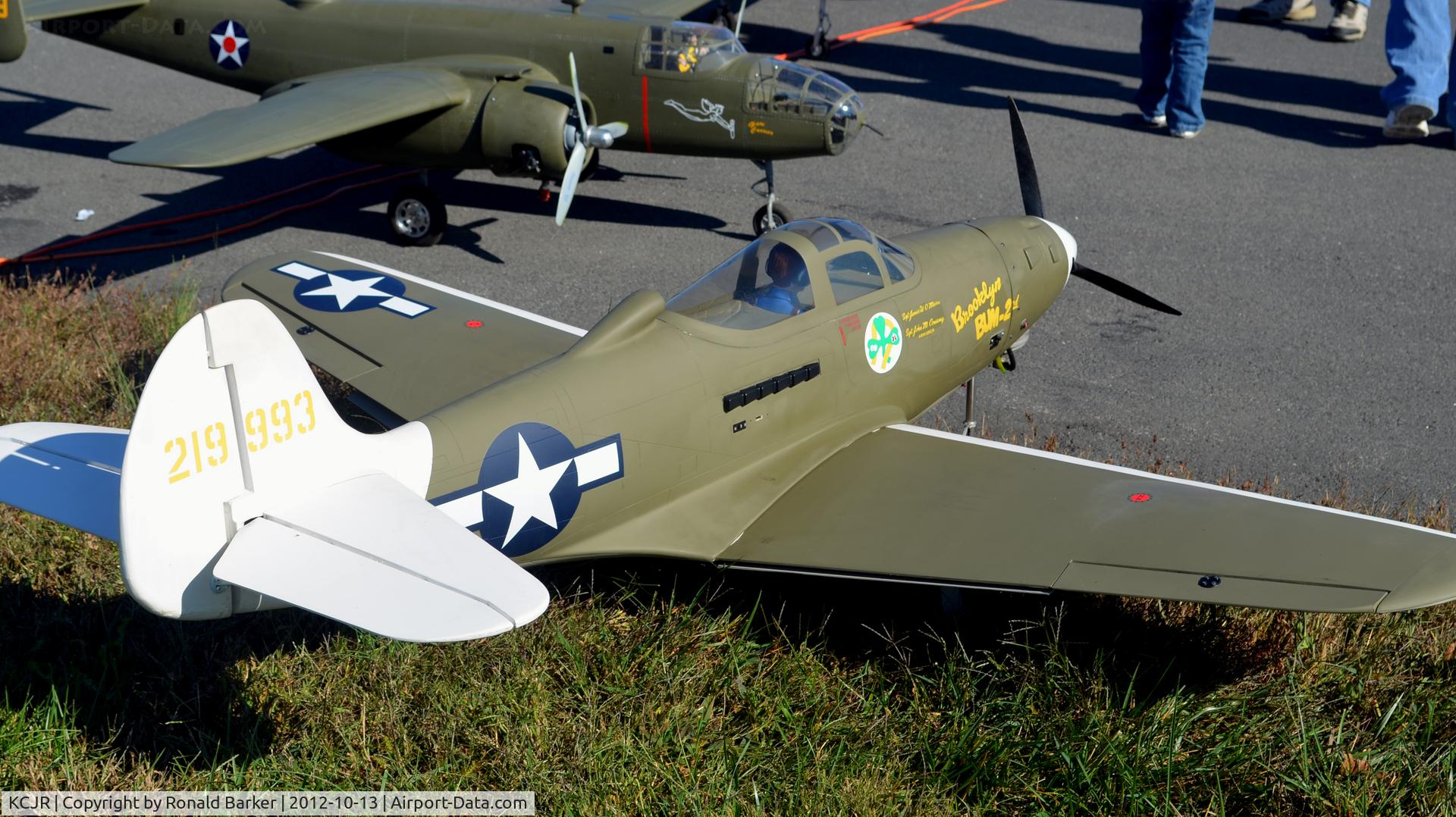 Culpeper Regional Airport (CJR) - Scale P-39 RC flown at the Culpeper Air Fest 2012