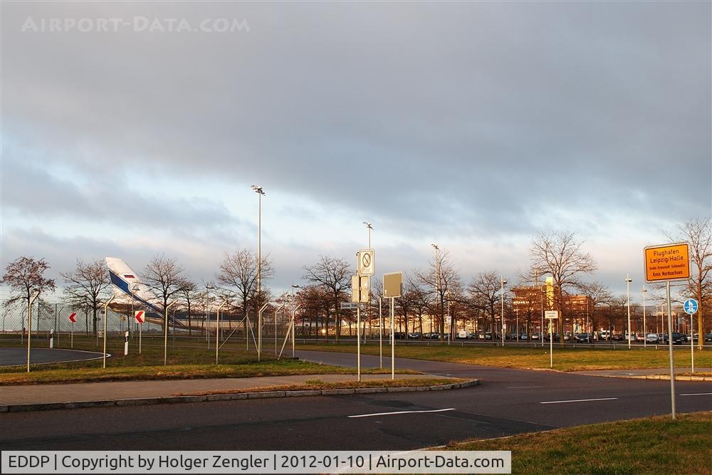 Leipzig/Halle Airport, Leipzig/Halle Germany (EDDP) - Official beginning of airport area with a big bird as special guest on GAT......