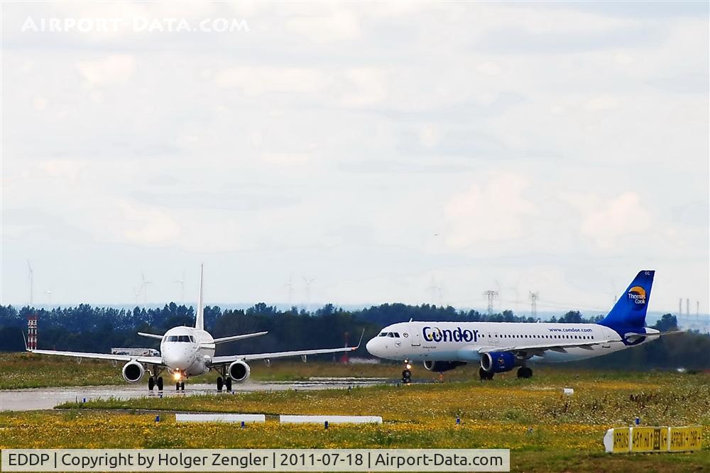 Leipzig/Halle Airport, Leipzig/Halle Germany (EDDP) - Lining up on twy november....