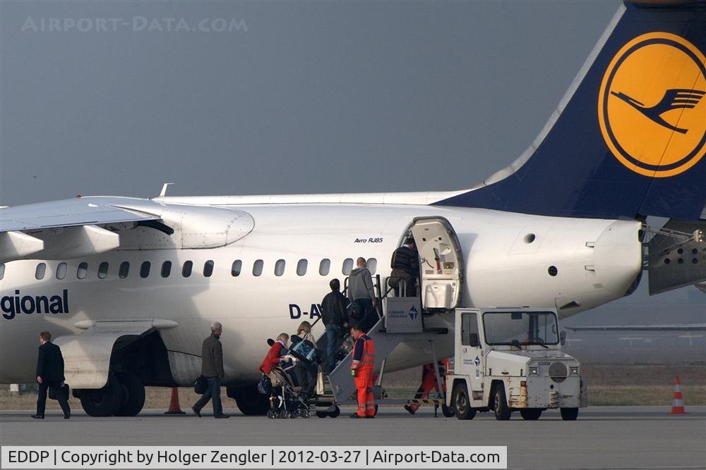 Leipzig/Halle Airport, Leipzig/Halle Germany (EDDP) - Enplaning on GAT..... 