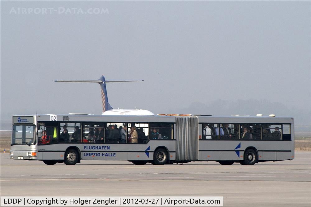 Leipzig/Halle Airport, Leipzig/Halle Germany (EDDP) - Shuttle bus on GAT.....