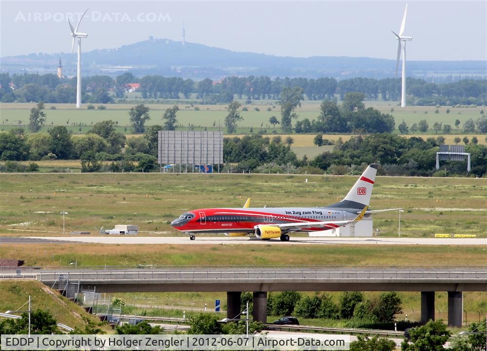 Leipzig/Halle Airport, Leipzig/Halle Germany (EDDP) - Aircrafts arriving on rwy 26R usually taxi along A1 and W1 via N to apron 1 - so is this plane doing.