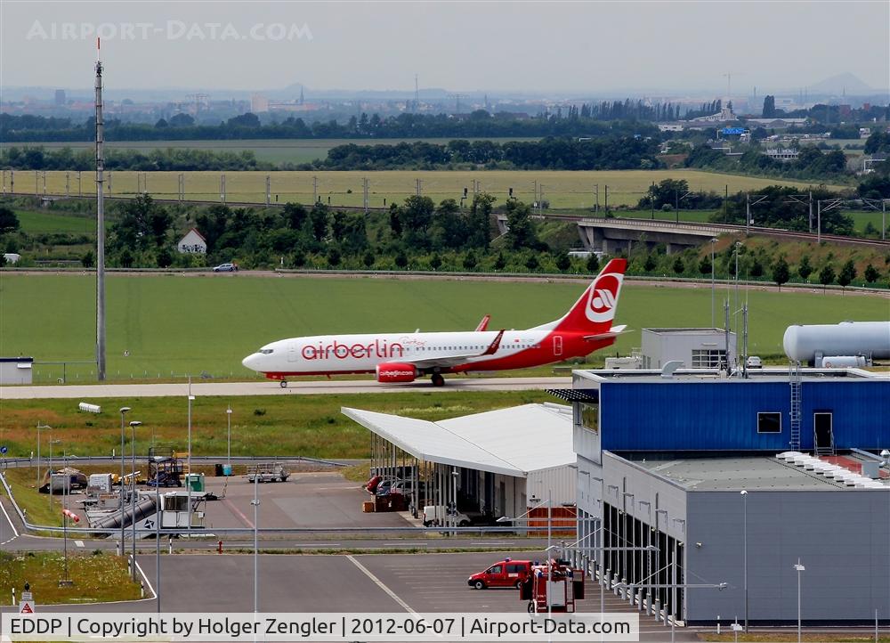 Leipzig/Halle Airport, Leipzig/Halle Germany (EDDP) - Westward view to fire station west and inbound traffic on taxiway W1....