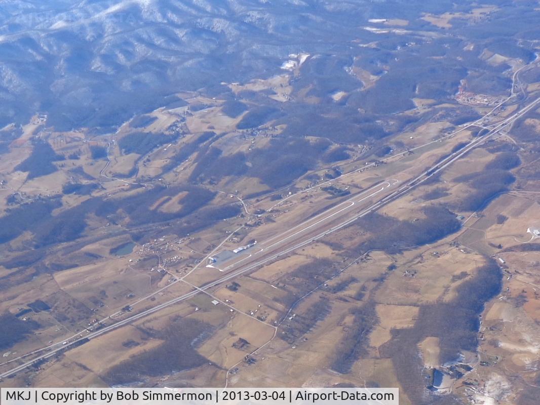 Mountain Empire Airport (MKJ) - Looking SW from 10,000 ft.