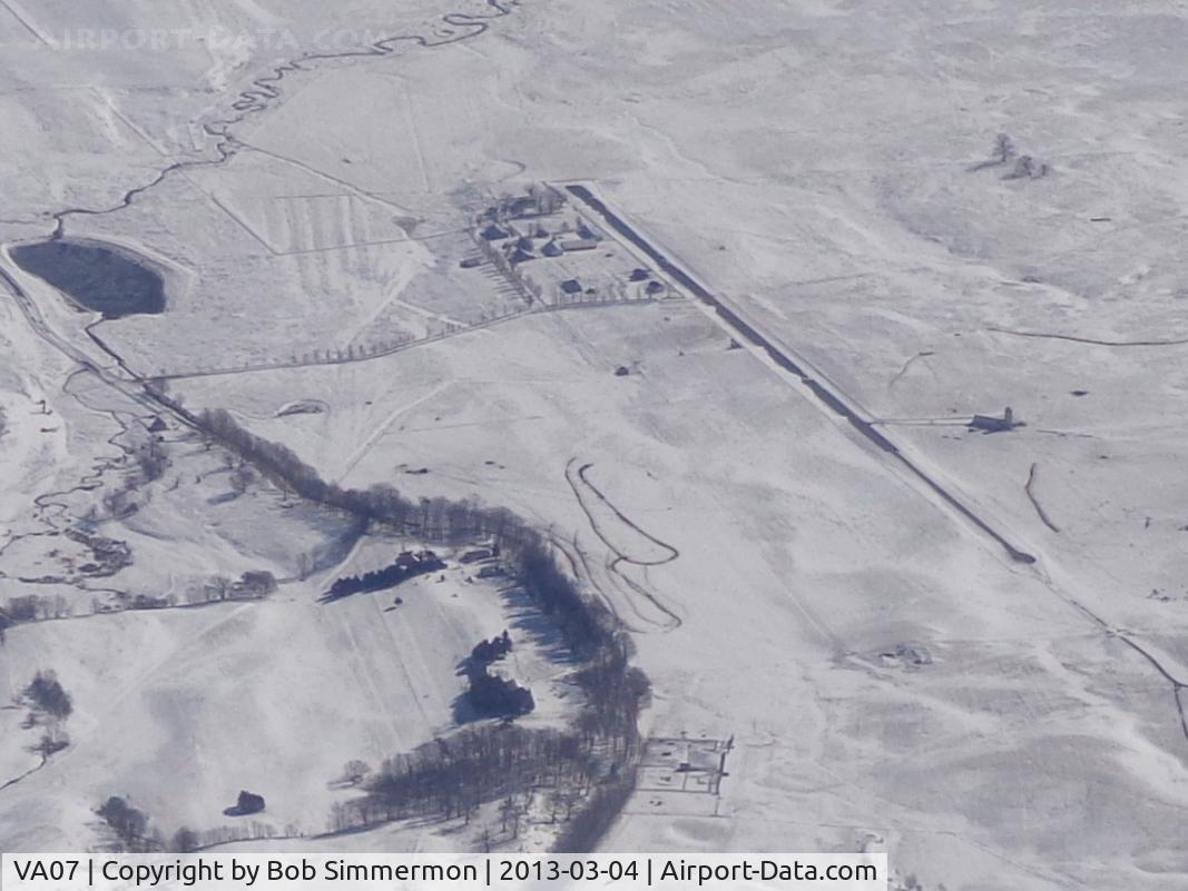 Burkes Garden Airport (VA07) - Looking SE from 10,000 ft.
