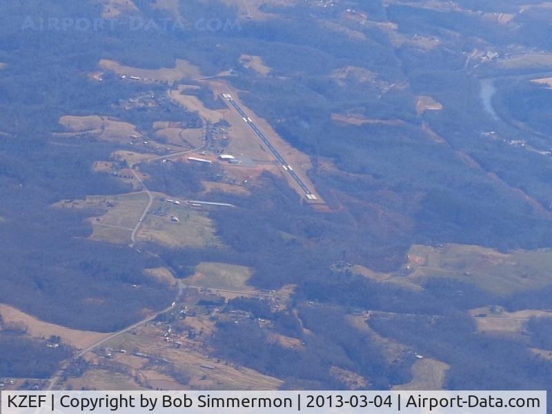 Elkin Municipal Airport (ZEF) - Looking east from 10,000 ft.