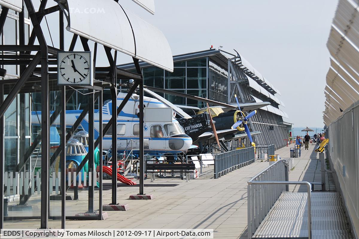 Stuttgart Echterdingen Airport, Stuttgart Germany (EDDS) - Aviation museum on the observation deck