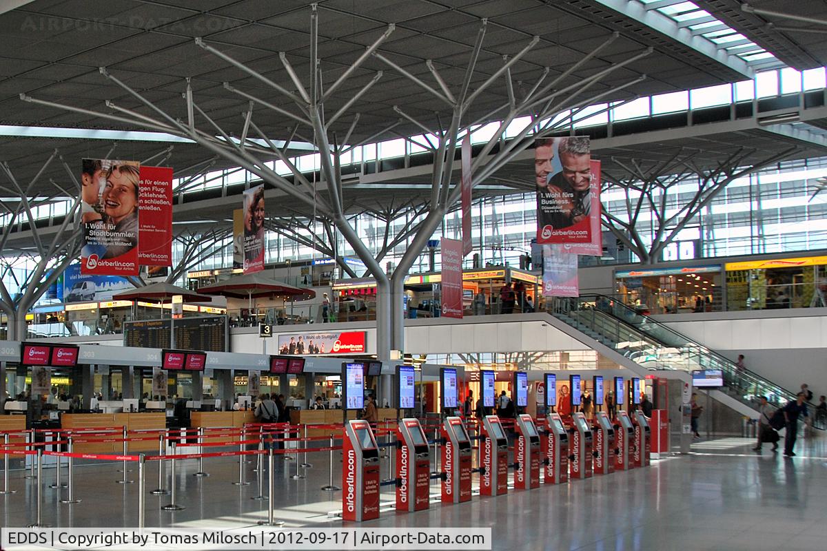 Stuttgart Echterdingen Airport, Stuttgart Germany (EDDS) - Air Berlin's area in the entrance hall