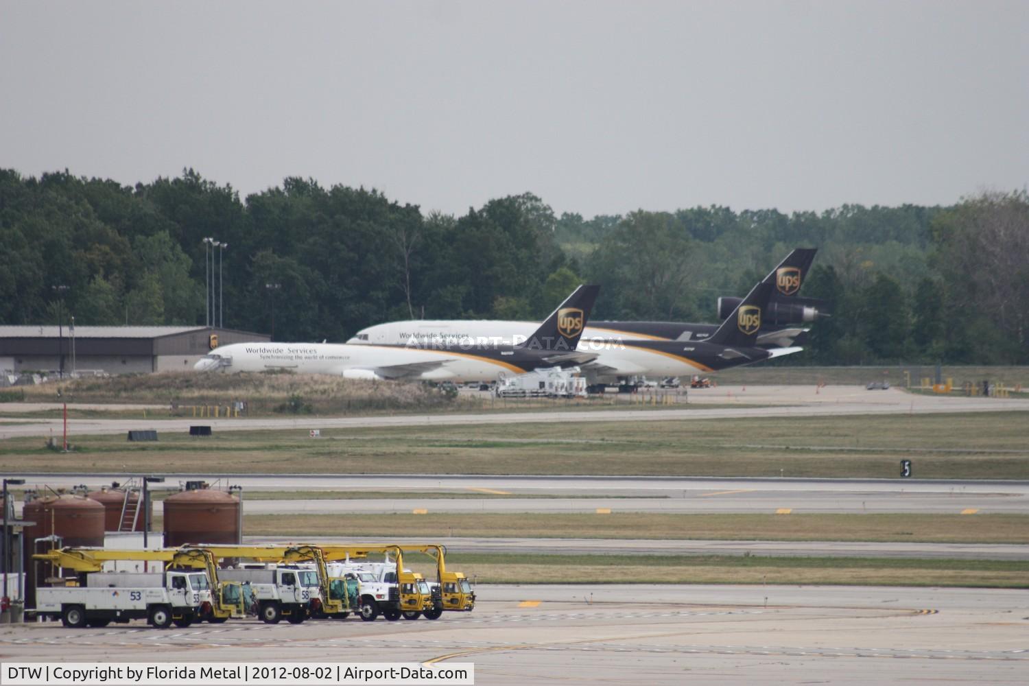 Detroit Metropolitan Wayne County Airport (DTW) - UPS ramp