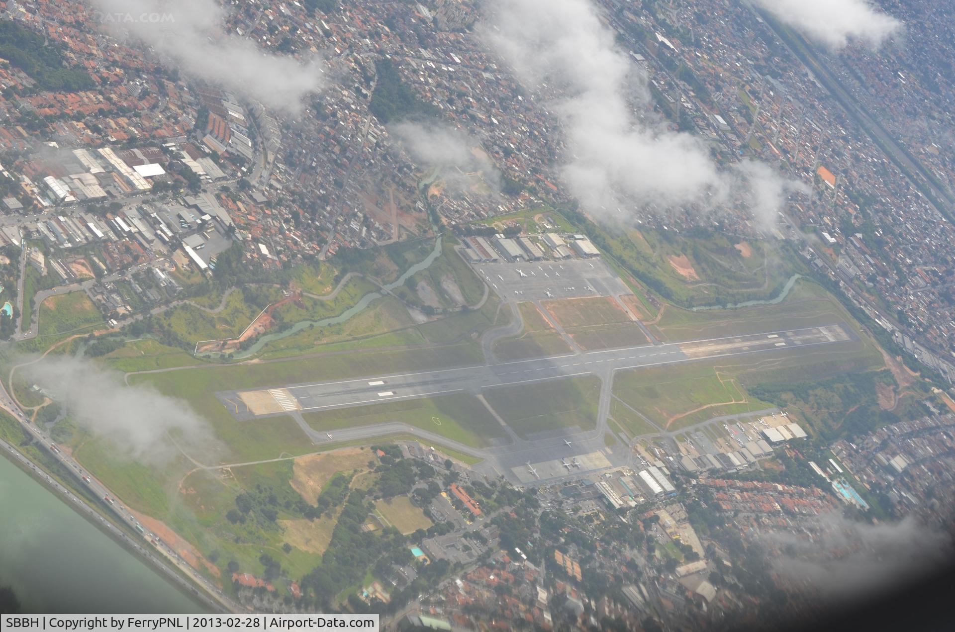 Pampulha Domestic Airport, Belo Horizonte, Minas Gerais Brazil (SBBH) - Pampulha Airport in Belo Horizonte, MS Brazil right after take off.