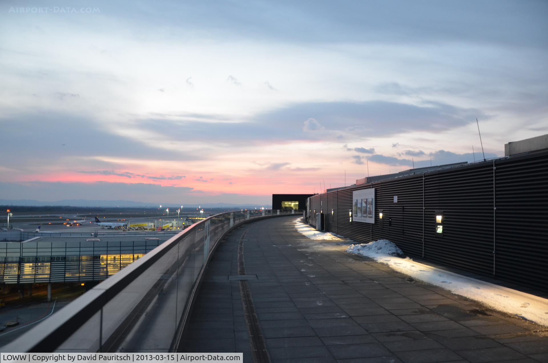 Vienna International Airport, Vienna Austria (LOWW) - Visitors deck at Vienna Airport