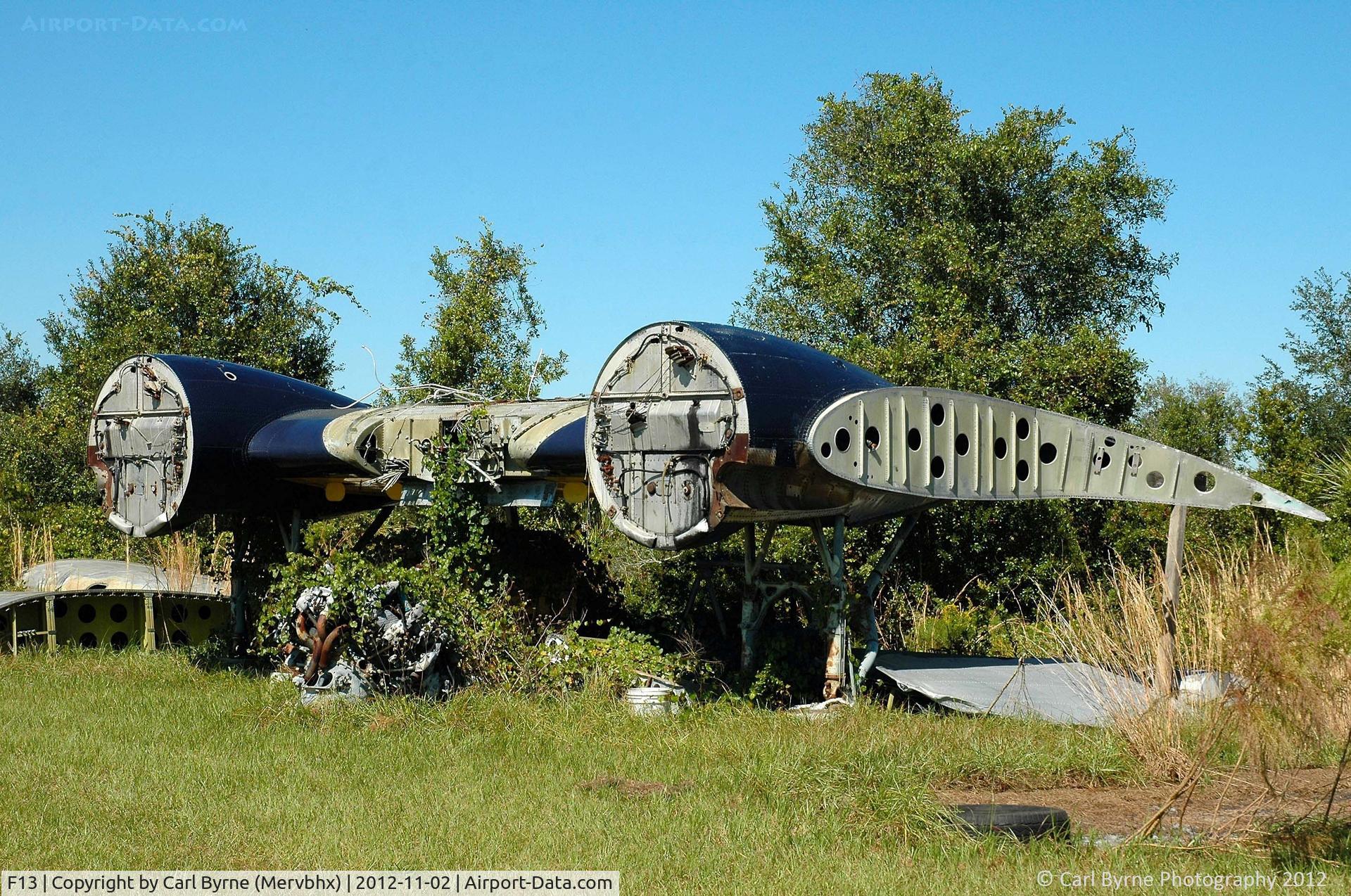 Shell Creek Airpark Airport (F13) - A set of Douglas DC-3 wings.