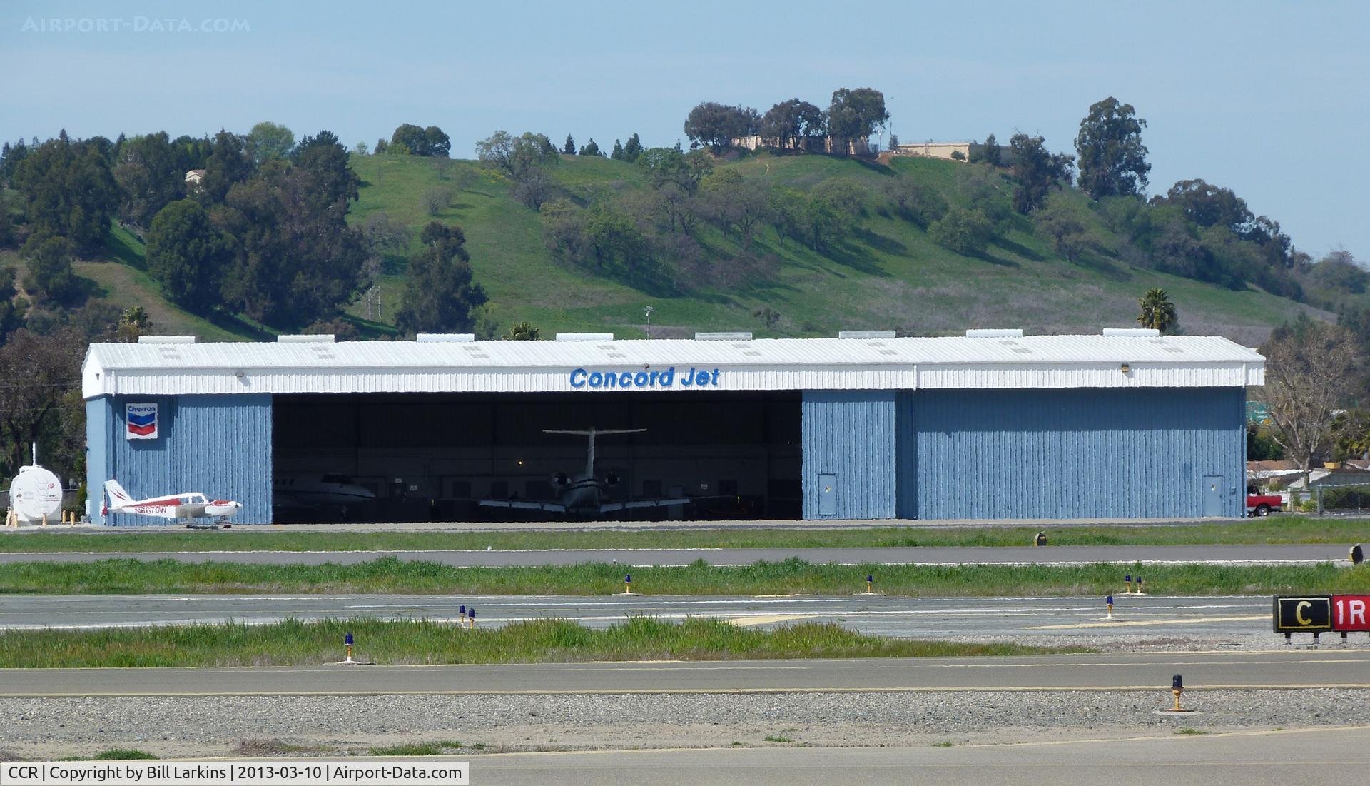 Buchanan Field Airport (CCR) - Concord Jet Hangar on West side of field.