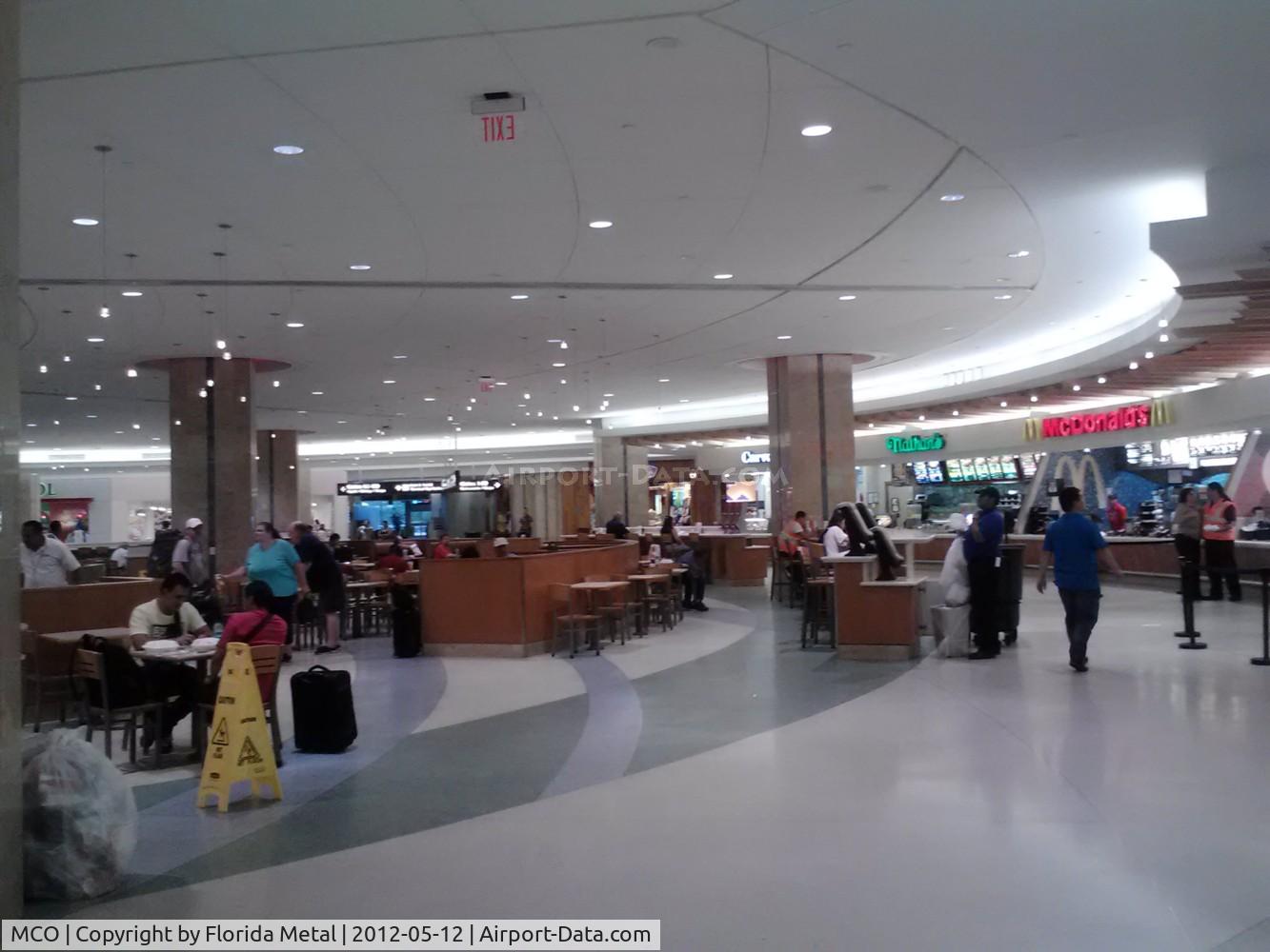 Orlando International Airport (MCO) - Food court area of Orlando Airport