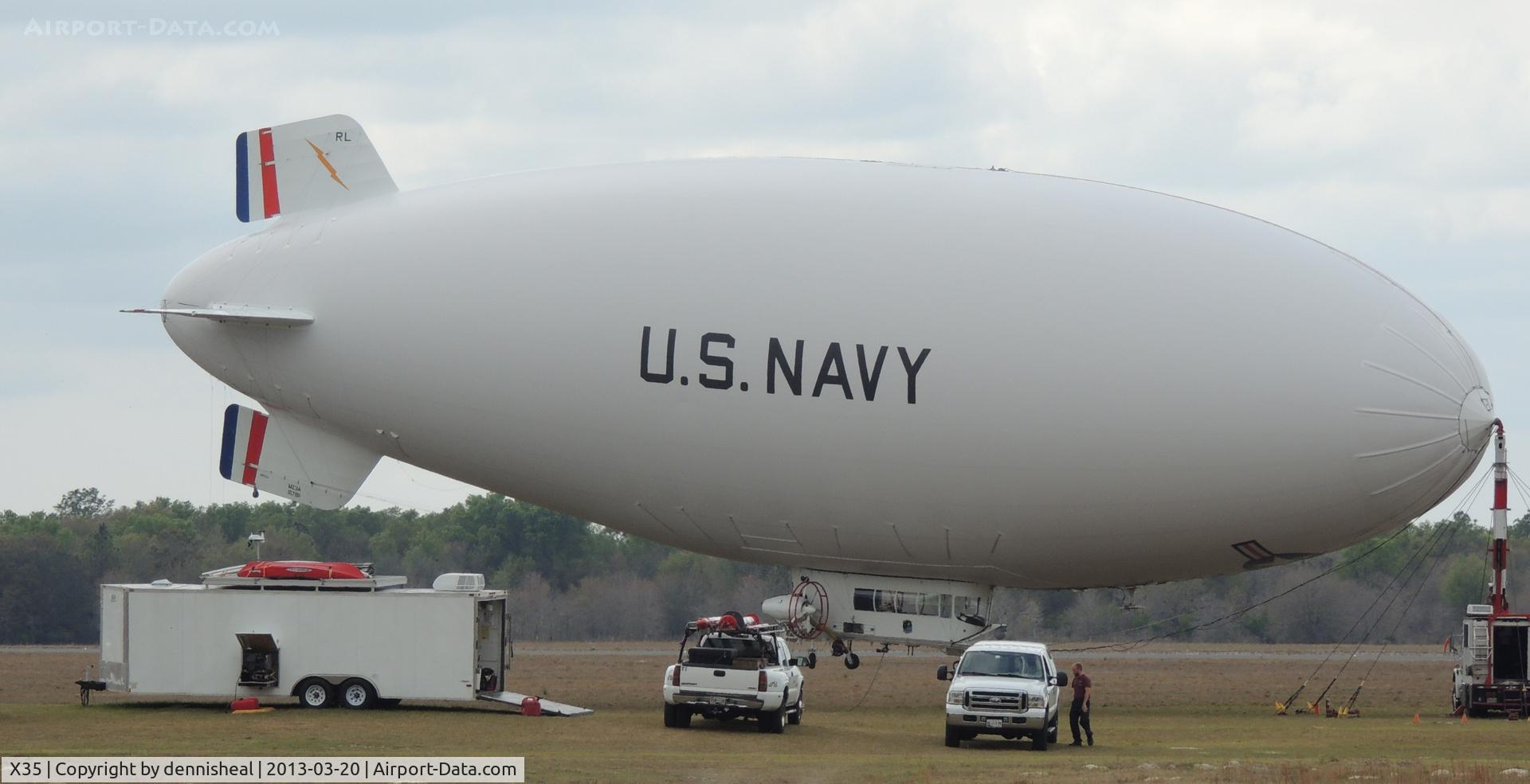 Marion County Airport (X35) - The Navy's only airship winters at the marion county airport.
