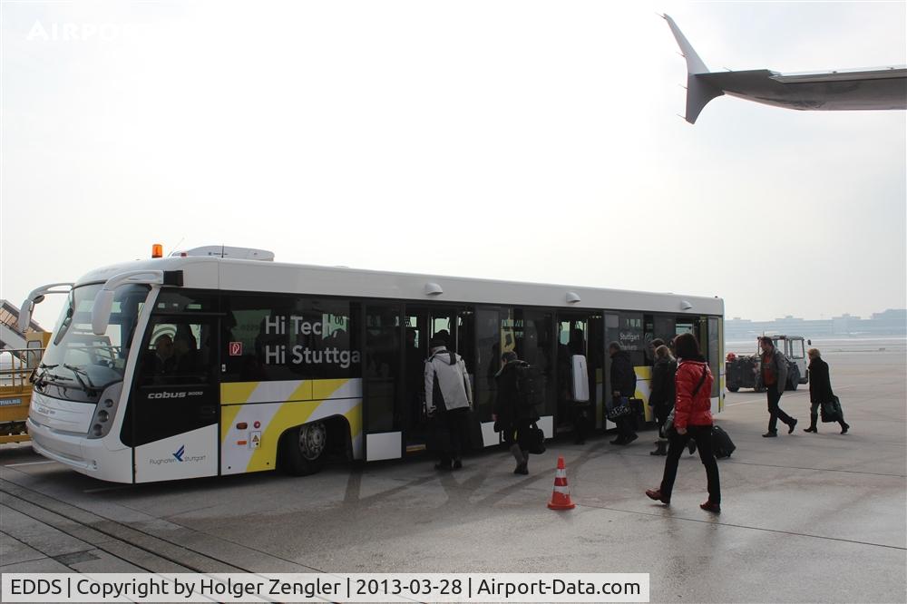 Stuttgart Echterdingen Airport, Stuttgart Germany (EDDS) - STR passenger´s shuttle bus on duty.....