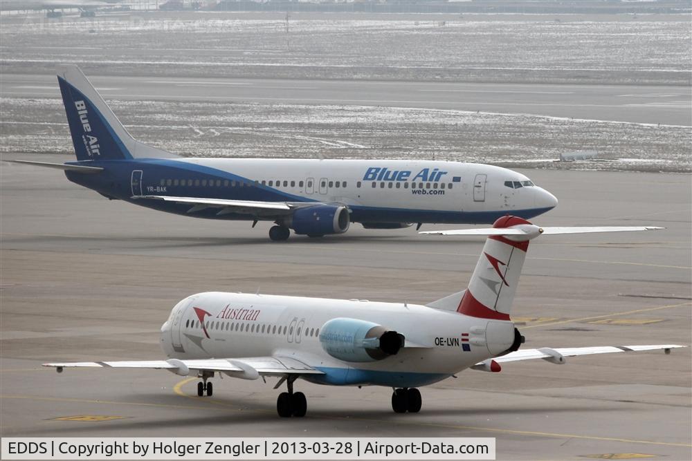 Stuttgart Echterdingen Airport, Stuttgart Germany (EDDS) - Outbound traffic jamming for BUC and VIE....