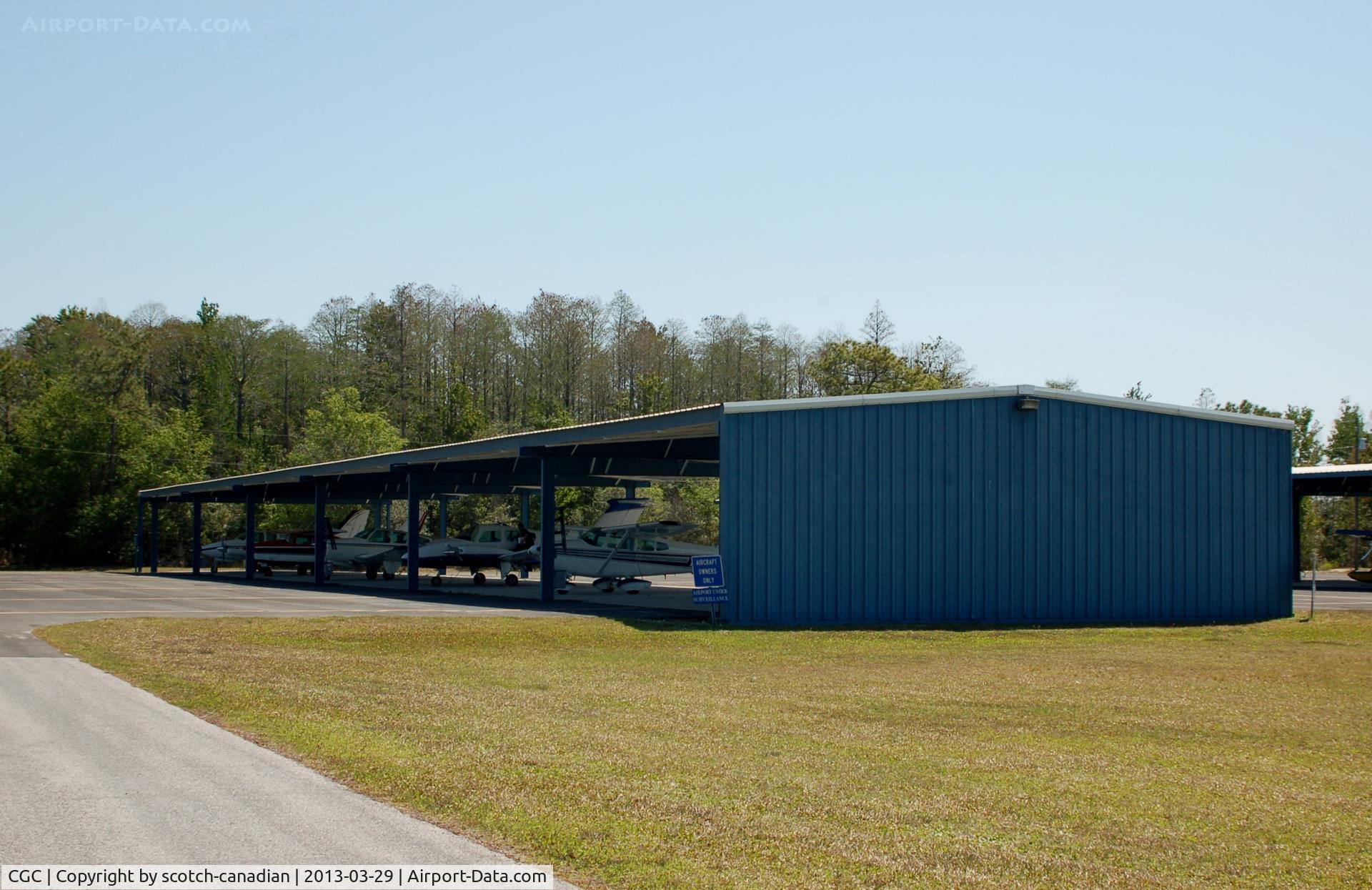 Crystal River Airport (CGC) - General Aviation Hangars at Crystal River Airport, Crystal River, FL