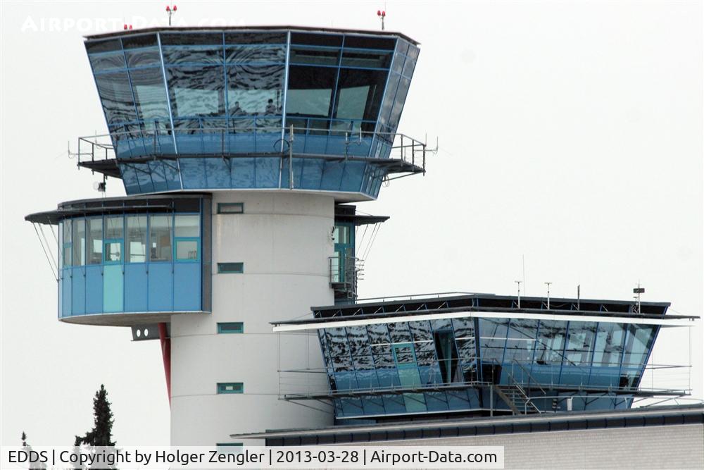 Stuttgart Echterdingen Airport, Stuttgart Germany (EDDS) - Close up of Stuttgart Airport Tower...