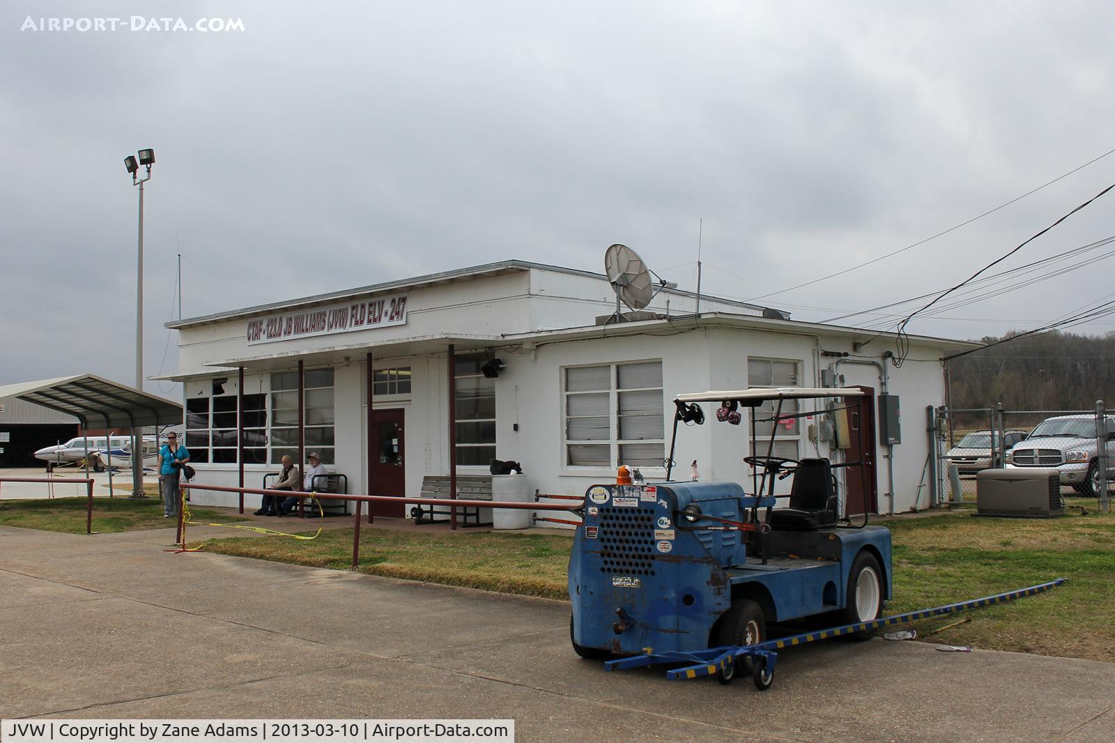 John Bell Williams Airport (JVW) - Terminal building at Williams Airport - Raymond, MS