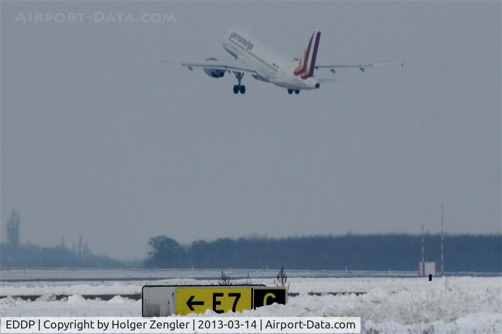 Leipzig/Halle Airport, Leipzig/Halle Germany (EDDP) - Outbound traffic on rwy 26L....