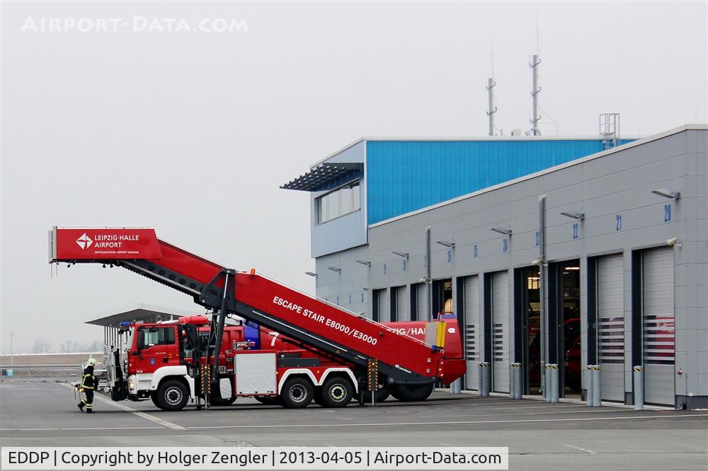 Leipzig/Halle Airport, Leipzig/Halle Germany (EDDP) - At fire station west.....