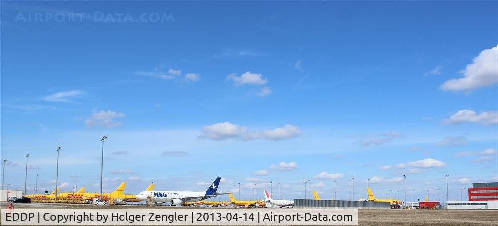 Leipzig/Halle Airport, Leipzig/Halle Germany (EDDP) - Sunday rest on apron 4 west....