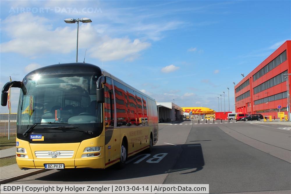Leipzig/Halle Airport, Leipzig/Halle Germany (EDDP) - At DHL Air Hub main gate....
