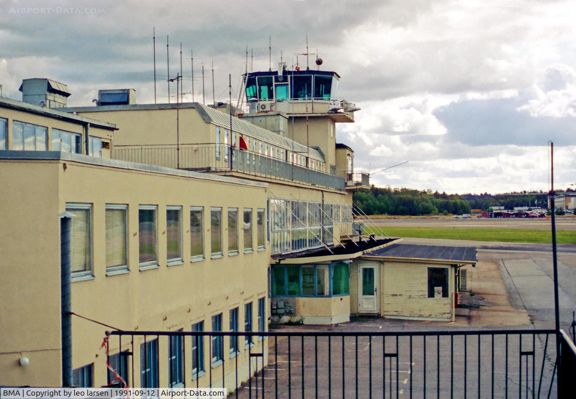 Stockholm-Bromma Airport, Stockholm Sweden (BMA) - Bromma Airport Stockholm 12.9.91