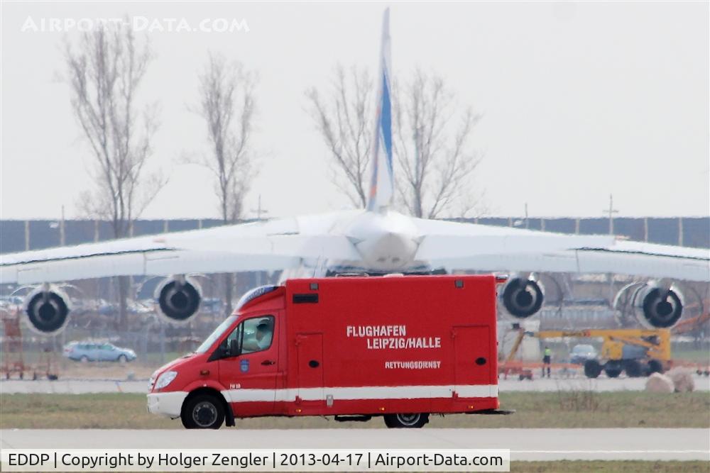Leipzig/Halle Airport, Leipzig/Halle Germany (EDDP) - Airport rescue service vessel on apron 3...