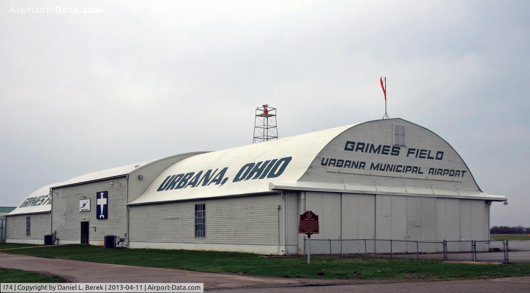 Grimes Field Airport (I74) - Grimes field is a sizable airport in Ohio, just north of Dayton.  It is also home to the very interesting Champaign Aviation Museum.