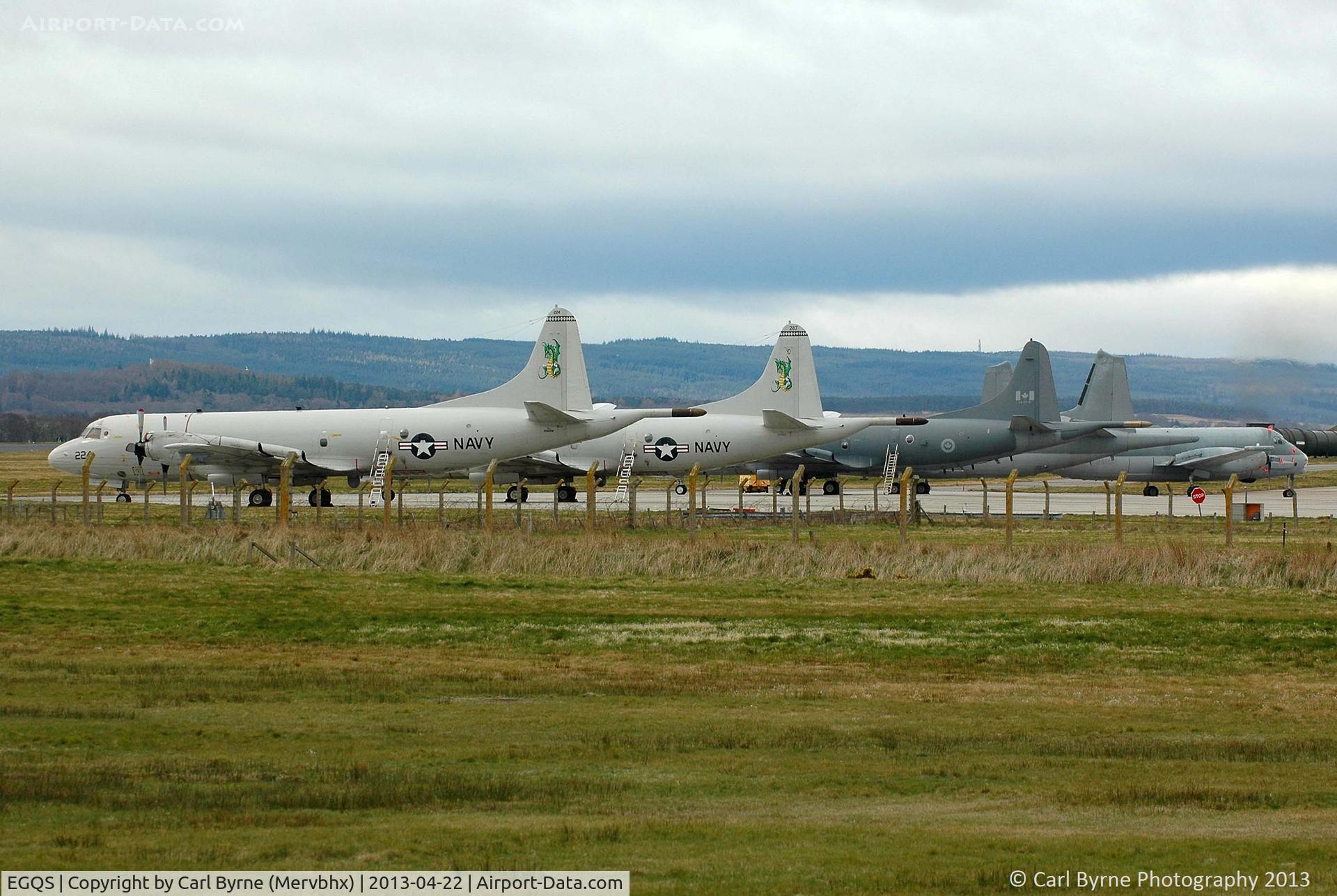RAF Lossiemouth Airport, Lossiemouth, Scotland United Kingdom (EGQS) - Aircraft operating as part of the Joint Warrior exercise.