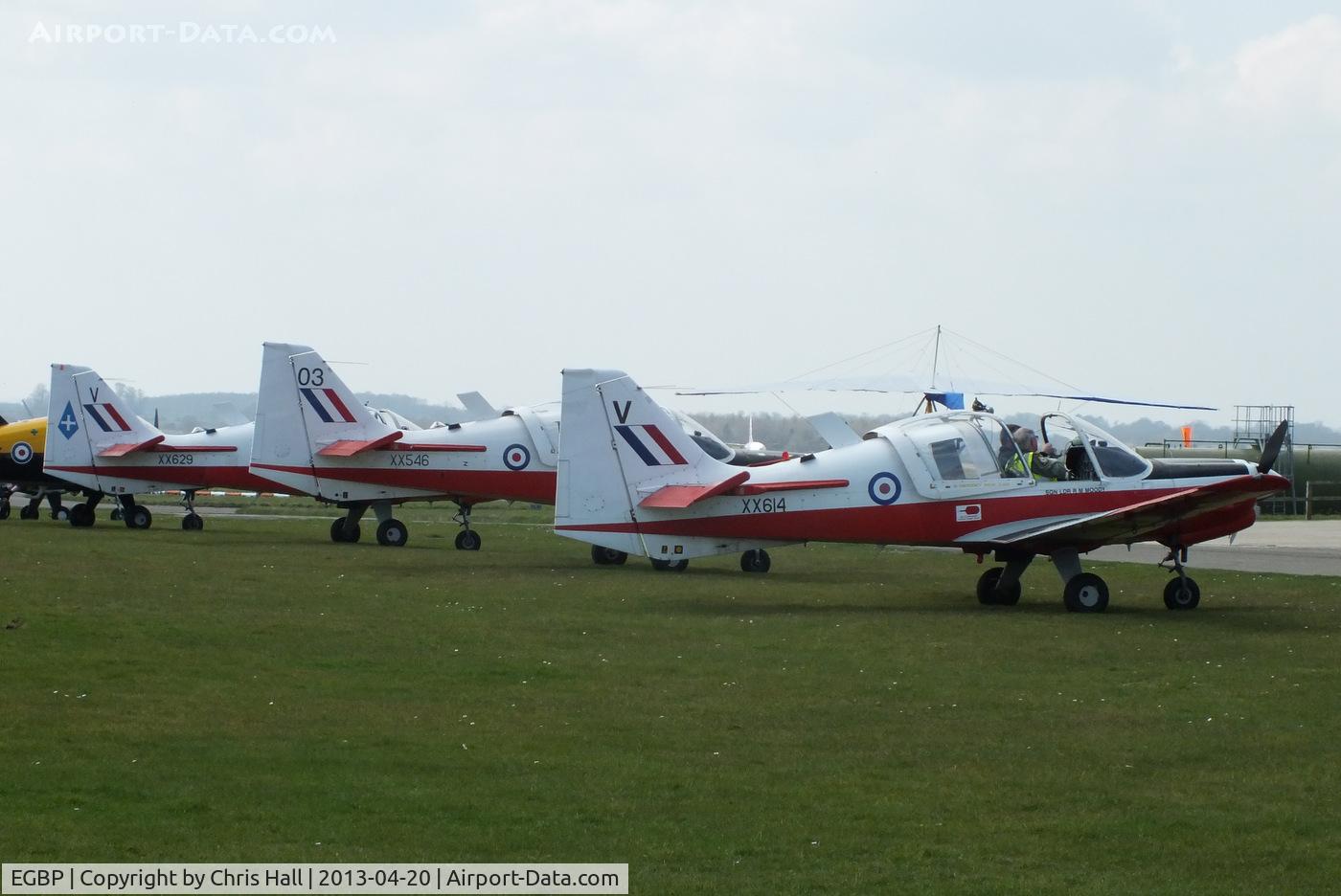 Kemble Airport, Kemble, England United Kingdom (EGBP) - a gathering of Bulldogs at Kemble