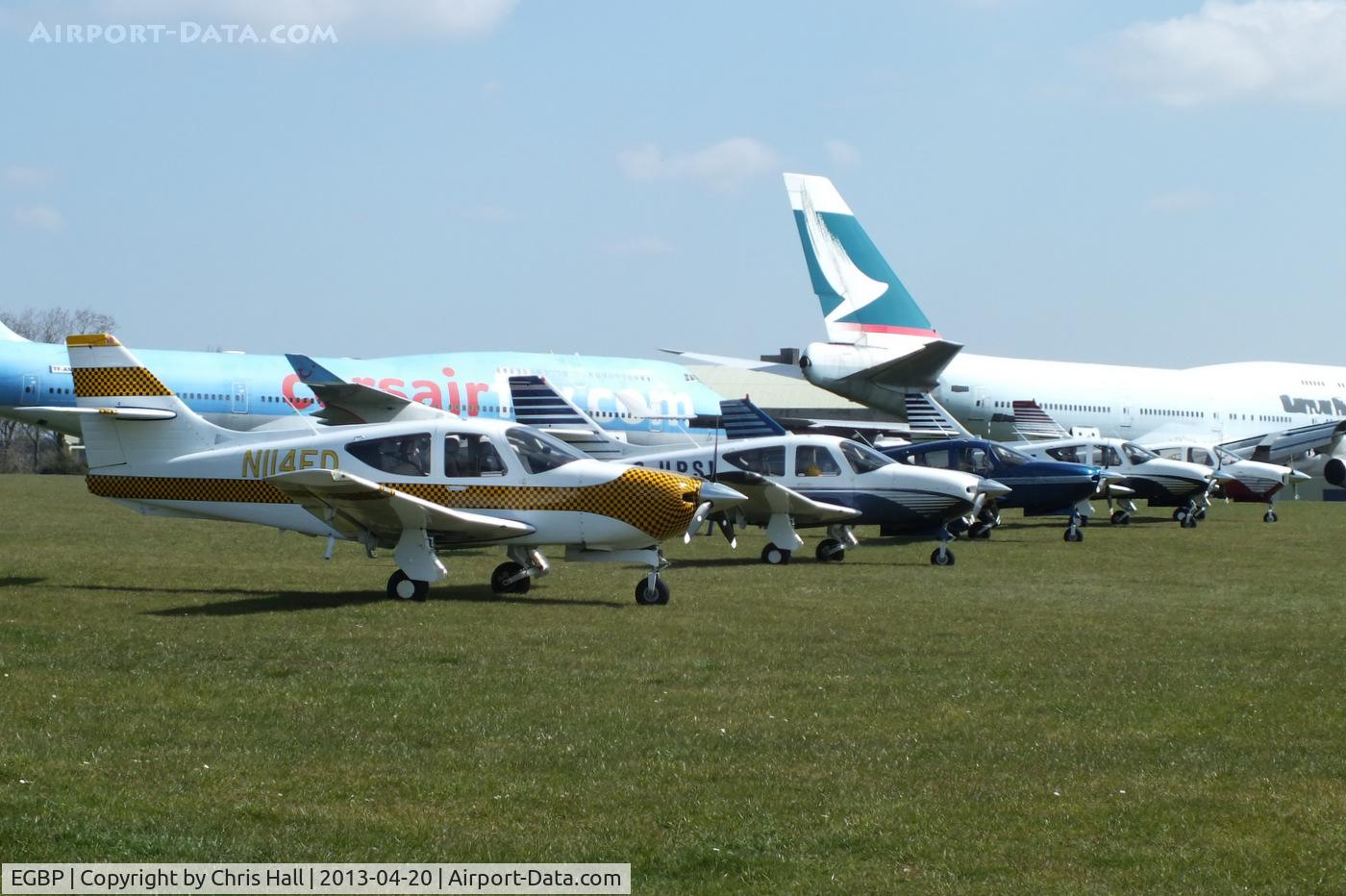 Kemble Airport, Kemble, England United Kingdom (EGBP) - Rockwell Commander fly-in at Kemble