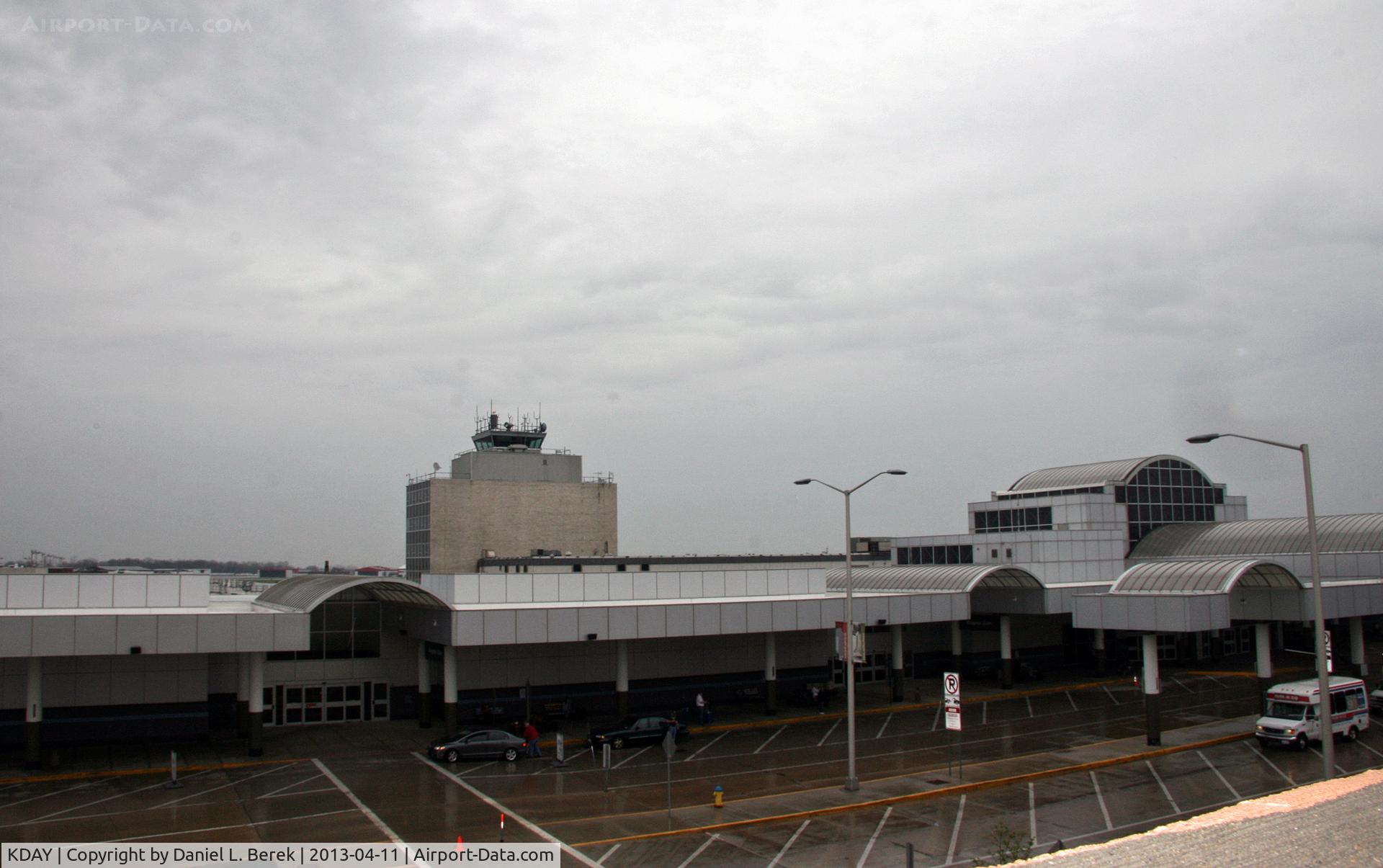 James M Cox Dayton International Airport (DAY) - This is the main terminal area, with the old control tower.