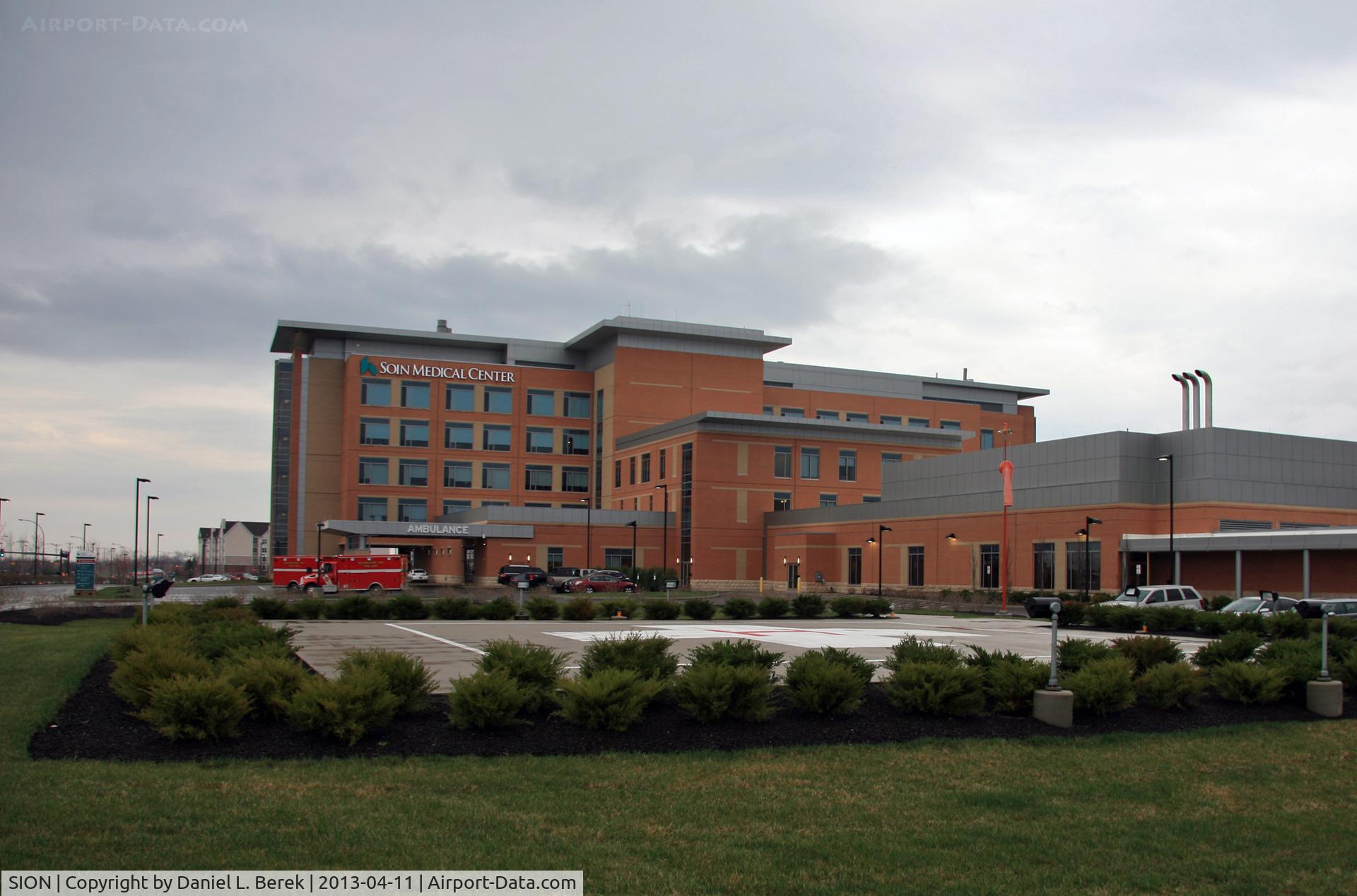 SION Airport - This heliport serves the Sion Medical Center, Beavercreek, OH.