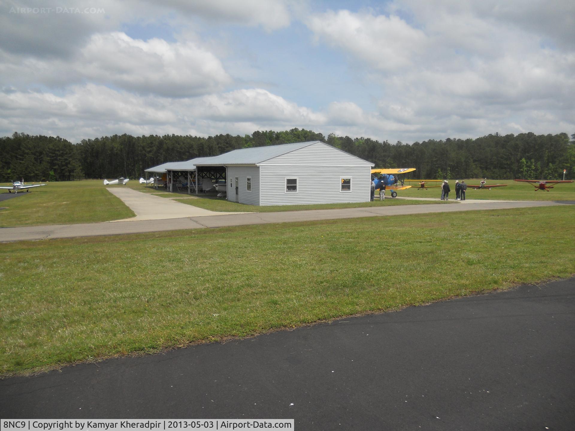 W.n.c. Air Museum Airport (8NC9) - One row of hangers