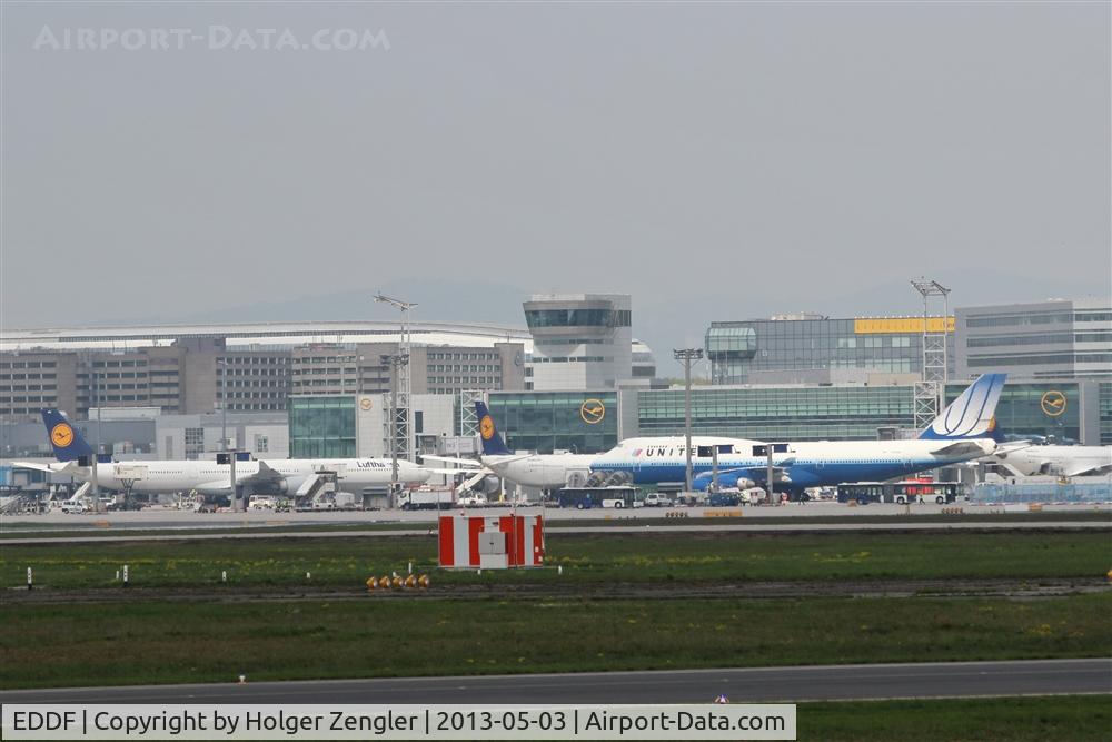 Frankfurt International Airport, Frankfurt am Main Germany (EDDF) - View to apron at Terminal 1...