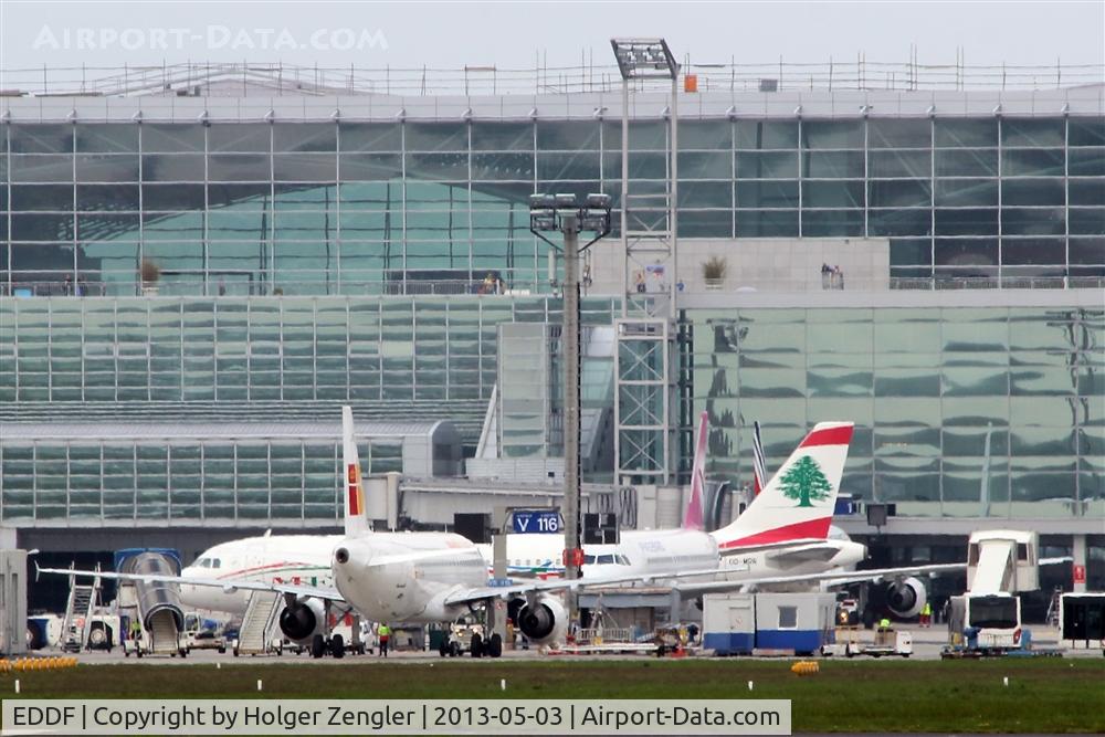 Frankfurt International Airport, Frankfurt am Main Germany (EDDF) - View to stand 116 in front of Terminal 2....