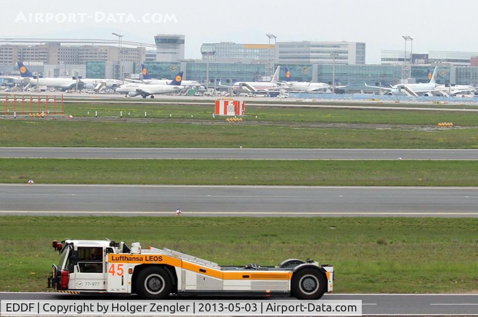 Frankfurt International Airport, Frankfurt am Main Germany (EDDF) - Pusher no. 45 follows the call of duty....