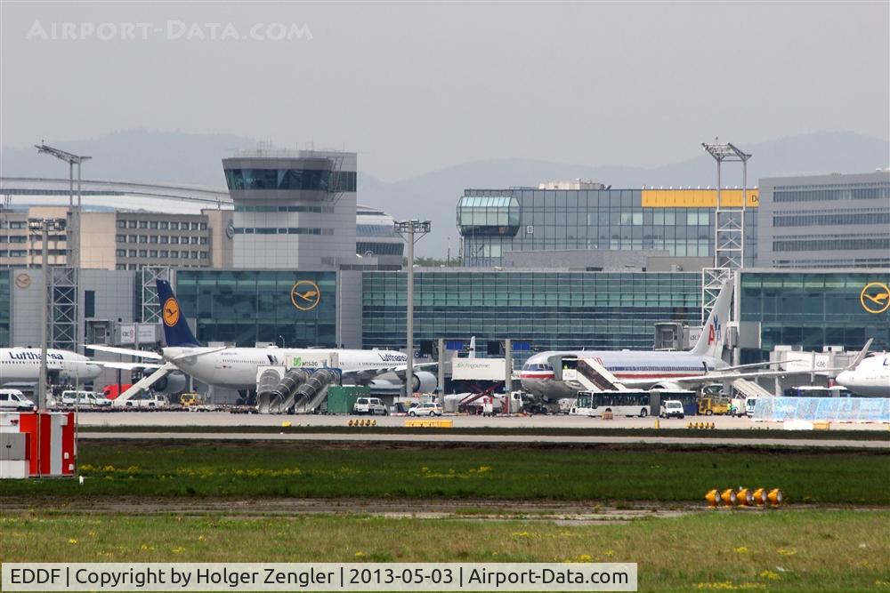 Frankfurt International Airport, Frankfurt am Main Germany (EDDF) - View to apron in front of Terminal 1...