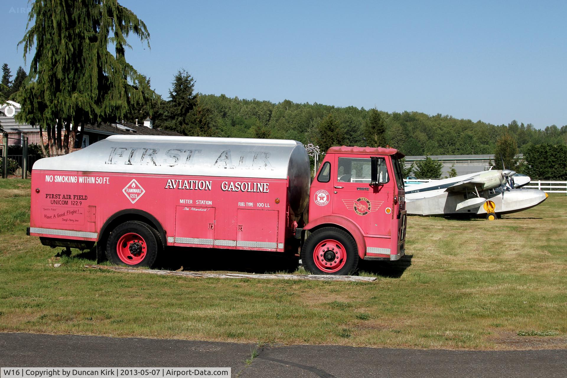 Firstair Field Airport (W16) - Old fire truck at Firstair Field