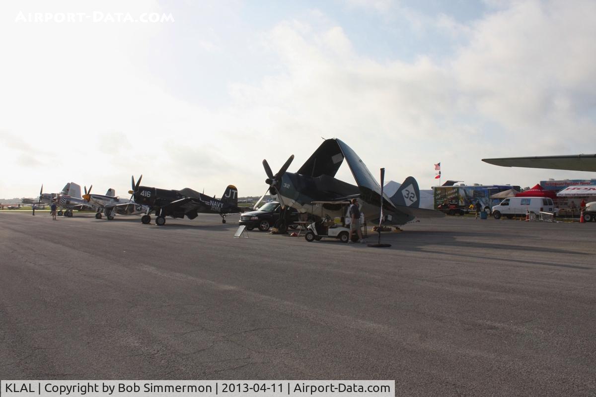 Lakeland Linder Regional Airport (LAL) - Warbird lineup at Sun N Fun 2013 - Lakeland, FL