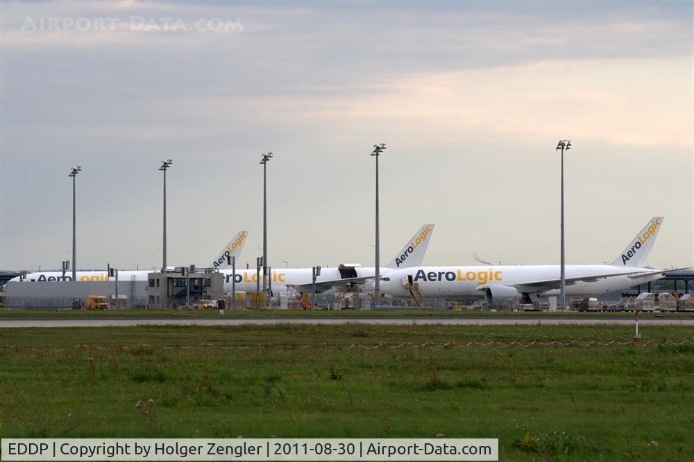 Leipzig/Halle Airport, Leipzig/Halle Germany (EDDP) - Apron 4 - home of AeroLogic´s big white parcel carrier....