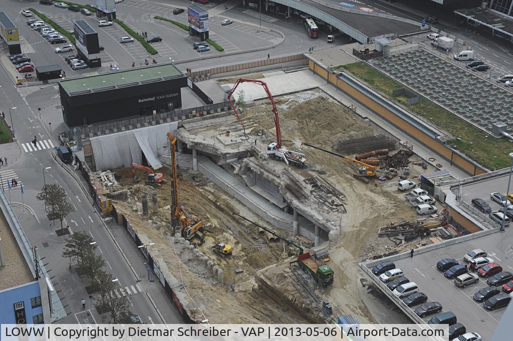 Vienna International Airport, Vienna Austria (LOWW) - Construction Work at Vienna Airport