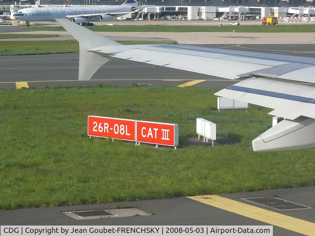 Paris Charles de Gaulle Airport (Roissy Airport), Paris France (CDG) - take off runway 26R-08L