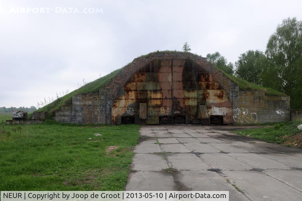 NEUR Airport - Shelter on the now disused air base Neuruppin near Berlin (D)