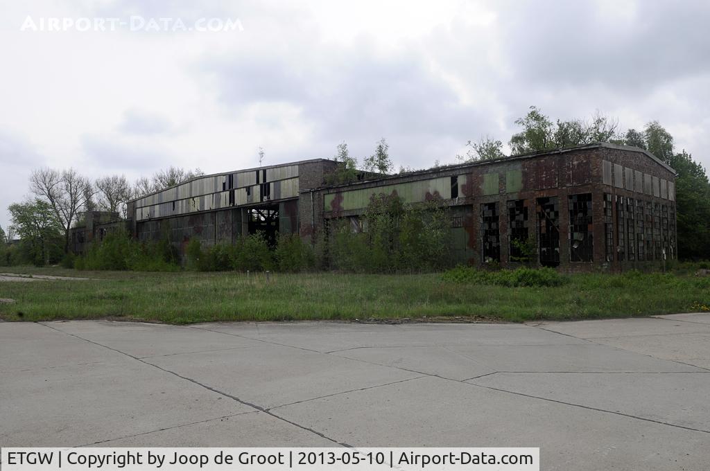 ETGW Airport - Hangar at the now disused Wittstock air base near Berlin (D).