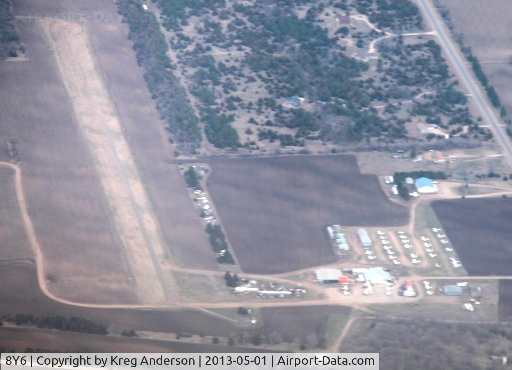Leaders Clear Lake Airport (8Y6) - Aerial view of Leaders-Clear Lake Airport from 6000'.