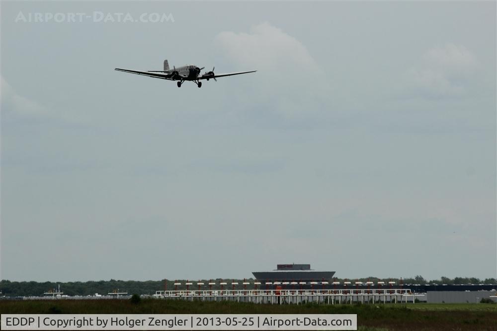 Leipzig/Halle Airport, Leipzig/Halle Germany (EDDP) - Histrical aircraft on final approach in sight of PORSCHE factory Leipzig....
